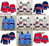 Monkeysports Montreal Canadiens Uncrested Adult Hockey Jersey in White Size X-Large