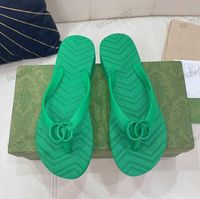 Yumuşak Sandalar Kadın Terlikleri Sole Eva Designer 2023 Yaz Kauçuk Dışarıda Plaj Ayakkabıları Çok Renkli Slip Olmayan Kalın Tablolar G2303