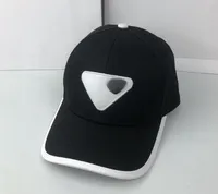 Triangolo di marca Mark Classico cappello da sole in bianco e nero Triangolo invertito Mark Picked Cap Fashion Fashion Baseball Cap Baseb