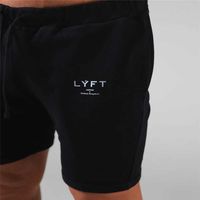Shorts masculinos Novos irmãos musculares Lyft Summer Sports Leisure Cotton Quarter Running Slim Fit Fashion Shorts W0316