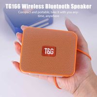 Przenośne głośniki TG166 Bezprzewodowe głośniki Bluetooth Portable 3D stereo subwoofer obroczeniowy głośnik zewnętrzny mikrofon HandsFree Support FM Radio Z0317