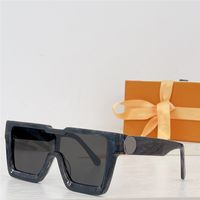 Роскошные дизайнерские солнцезащитные очки для мужчин квадратные планки дамы солнцезащитные очки для женщин, соединенных линз, ретро -очки с тяжелыми технологиями в стиле моды в стиле моды солнечные очки