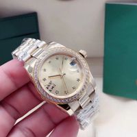 Relojes de la mujer Fashion Classic Ladies Watch Ring de 31 mm de acero inoxidable Sapphire FashionLadies Watch