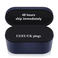 8 cabeças multifuncionais de ferro de curling Professional Salon Hair Secer Tool EU/UK/US Plug Curling Iron Conjunto completo com caixa de armazenamento acessório HS01