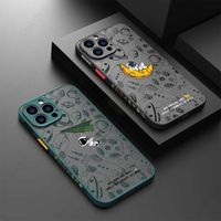 Mobiltelefonkisten Astronaut Acrylcle Case für iPhone 13 14 Pro Max 12 11 Pro Max X XS XR 7 8 Plus SE 2020 Luxus Matt Cartoon Rückseite Z0316