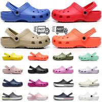 صندل مصمم Croc Clog Pollex Shoes Mens Size M4-M11 Slides Slippers Triple Whot