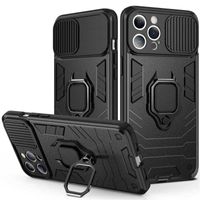 Mobiltelefonkisten Rüstungsschockdely -Hülle für iPhone 13 Pro Max 12 11 Pro XR XS max x 7 8 plus 14 Pro -Kameraschutzringhalter Rückdecke Z0316