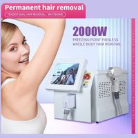 2023 808 Cabelo a laser Diodo Remova o gelo platina 3 Máquina de remoção de cabelo 808nm para uso doméstico