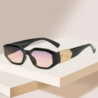 Солнцезащитные очки винтажные стимпанк дизайн роскошные маленькие рамки для мужчин женские квадратные солнцезащитные шторы uv400