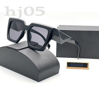 Винтажные поляризованные солнцезащитные очки Классические дизайнерские очки, движущие скалолазаниям на открытом воздухе Lunette Cool Mens Womesses Sunshade Thck рама символа PJ062 B23