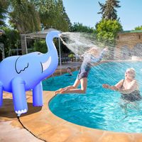 US Stock Inflatable Water Sprinkler Elephant Outdoor Patio S...
