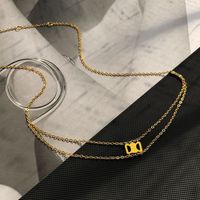 Colares de luxo personalizados para mulheres, cadeia de ouro banhada a ouro romântico fino senhora sênior charme de metal pulseiras penduradas em comprimento ajustável colar zb050 e23