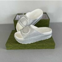 2023 Designer Men Platform Sandals Slide in gomma Slifori anti-slip Luxury Flip Flip Flip Flip Flip Flip Multi-stagione e Must-Haves NO438
