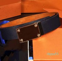 Cinturas de diseño Hombres Mujeres Cinturón de lujo con hebilla grande Ancho de cuero real de 3.8 cm Top High Qualit