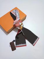 Bag bagagli ornamenti designer di seta sciarpa lxuury sciarpe per esterni da donna abito vestito collo tramosulla fascia di lusso sciarpa di compleanno regalo di compleanno per la sciarpa di lusso per la sciarpa di lusso.