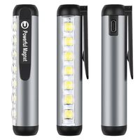 Mini -LED -Tasche Taschenlampe XPE COB LAMPKANTS ULTRA HUNCHE FALLCH MIT CLIP MAGNET WORKLICHE LICHT WASHE ARBE