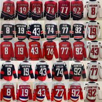 Stadium Series 2023 Hockey 8 Alex Ovechkin Ice Hockey Jersey Alexander 19  Nicklas Backstrom 43 Tom Wilson TJ Oshie 74 John Carlson 92 Evgeny  Kuznetsov Reverse Retro Red Blue Men From Top_sport_mall, $19.07