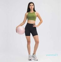 Mujer Sports sujetador sexy malla ygá transpirable top lu-147 empuje femenino gimnasia fitness deportiva ropa interior sin costura