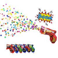Jeux de nouveauté Fireworks Gun Punable Balloon Boom Boom Gun atmosphère Props Confetti Launcher Ballons Toys Mariage Birthday Party Poppers Nouvel An