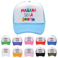 Diseñador Color de la sombrero de béisbol letras impresas Fashion Street Hip Hop Trucker Cap Sunshade Casquette para hombres Mujeres
