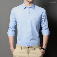 Men' s Dress Shirts Mattswag Mens Regular Fit Solid Colo...
