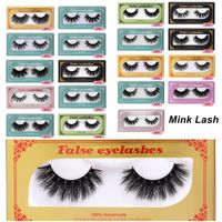 30 Stili False naturale False Light Mishing 100% Mink Lash 3D Mink Eyesh Eye Eye Eye Extension Makeup