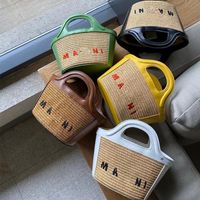 라파이트 짠 바구니 가방 세련된 정품 가죽 휴대용 디자이너 크로스 바디 백 비치 백