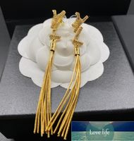 Earsings for Women Jewelry Designers Brincos cartas pendentes Tassels Studs Fashion Luxurys Gold Hoop Brincho