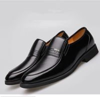 Zapatos de vestir de cuero genuinos negocios Oxfords informales para el hombre zapatos de diseño de lujo gentiles formales deslizamiento con gran tamaño US6-US11.5 Artículo QT1721