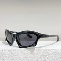 En Kaliteli Tasarımcı Güneş Gözlüğü Orijinal Gözlükler Açık Gölgeler Sarma Çerçeve Moda Klasik Lady Mirrors Kadınlar ve Erkek Gözlükleri Model BB0229S
