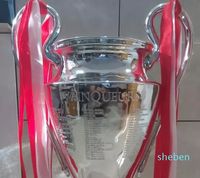 2023 Resina C Troféu da liga Eur Trophy Trophy Soccer Fãs para coleções e lembranças Prazado de prata 15cm 32cm 44cm Tamanho completo de 77cm