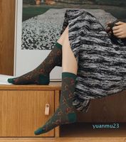 2022 diseñadores para hombres calcetines para mujer lujos g deportes de malla de invierno marcas impresas marcas de algodón hombre femal cinco pares 22 7197990