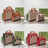 Classic Bamboo Tote Bag 13 color Designer Bag Embroidery Sho...
