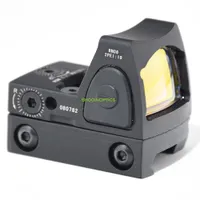 Mini RMR Red Dot Sight Colimador Reflex Sight Alcance óptico con riel de 20 mm y base de montaje de pistola Glock para Airsoft Hunting Riflescope