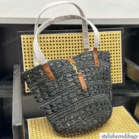 Bolsa de diseñador Totas de diseñador Bolsas de verano Rafia Rafia Mujeres Luxury Bag Bag Bag Bags Bags Bolsos de hombro Bolsos de playa de alta calidad