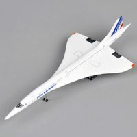 Aeronave Modle 1/400 Concorde Air France Airplane Modelo 1976-2003 Liga do avião Diecast Air Modelo de Aéreo Modelo Crianças Brinquedos de Aniversário Coleção 230503