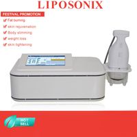 Ultrasonido Liposonix forma del cuerpo grasa ultrasónica Eliminar la máquina Lipo Hifu Celulita Reduzca el equipo del salón de belleza 2 cartuchos
