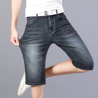 Men s Jeans Summer Men S Business Denim Shorts Classic Fashi...