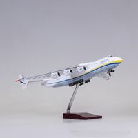 Aircraft Model 1 200 Scale Ukraine An225 Transportflugzeug Diecast Resin Model Airbus Decoration Aircraft Gift Collection Display Toys For Boy 230503