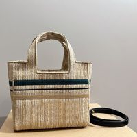 Fashion Straw Totes Bag Women Designer Bags Handbag Casual E...