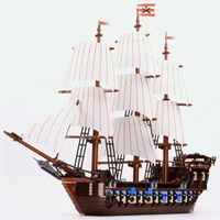 Blocks imperiais embreos imperiais Vaisseau Amiral Building Building Bricks Boat Wuts Compatible Caribe Compatible 10210 Christmas Toy Gift 230504