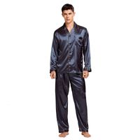 Мужская одежда для сна Тони Кэндис мужская пятно пятно шелковая пижама набор мужчин пижамы шелковая одежда для мужчин сексуально современный стиль мягкий уютный уютный атласный ночная рубашка Мужчины Лето 230503
