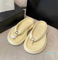 Sandálias femininas férias de verão slides de conforto tricô design sandália 2023 clássico