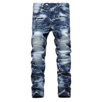Men' s Jeans Brand Mens Snow Designer Fashion Slim Skinn...