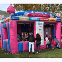 6x4m Customized concession stand tent inflatable candy floss...