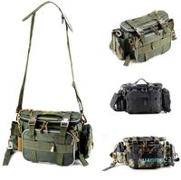 Bolsas al aire libre Tackle Fishing Bag Gear Gear Bag Bag Organizer Bolsa de cintura Messenger 22 Homodón al aire libre 44 J230424