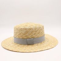 قبعات حافة بخيل 2023 سيدة شمس أغطية الشريط جولة شقة أعلى القش شاطئ قبعة الصيف للنساء Snapback Gorras Panama Chapeau Femme