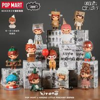 Figuras de juguete de acción Popmart originales Hirono La otra serie Figurine Boy Anime Figura Juguetes Caja sorpresa Bolsa Mystery Box Lindo Kawaii Birthday Gift 221027