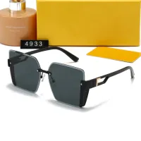 Квадратные солнцезащитные очки для женщин дизайнерские роскошные солнцезащитные бокалы мужские стеклянные стеклян