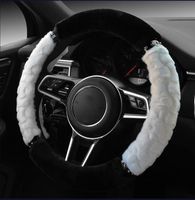 Steering Wheel Covers Winter Plush Automobile Cover Car Fluf...